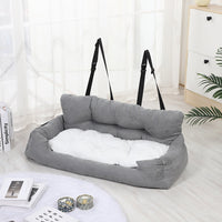 HKM-530643 Comfortable Dog Car Seat with Soft Cushion - Travel-Friendly Kennel in Various Colors