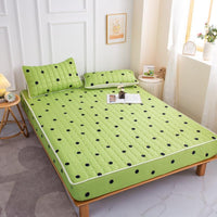 HKM-530643 Cotton Covered Anti-Slip Cartoon Fitted Sheet with Floral Design
