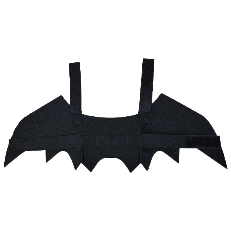 HKM-530707 Halloween Bat Wings Costume for Small Dogs and Cats - Black Felt Cloth, 45cm Length