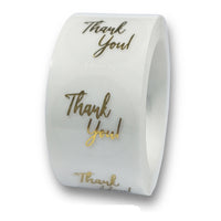 HKM-530707 Transparent Hot Stamping Decorative PVC Label Sticker Tape - Rectangle Shape, 1 inch & 1.5 inch Sizes