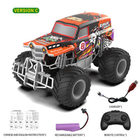 HKM-530835 Remote Control Big Wheel Graffiti Off-Road Climbing Car, 2.4G Wireless Control, Indoor/Outdoor Use, Ready-to-Go for Ages 5 & Up