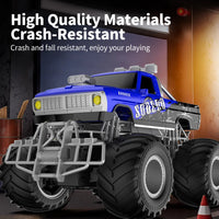 HKM-530835 Remote Control Big Wheel Graffiti Off-Road Climbing Car, 2.4G Wireless Control, Indoor/Outdoor Use, Ready-to-Go for Ages 5 & Up