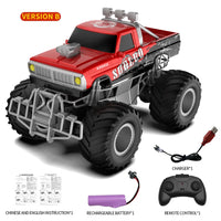 HKM-530835 Remote Control Big Wheel Graffiti Off-Road Climbing Car, 2.4G Wireless Control, Indoor/Outdoor Use, Ready-to-Go for Ages 5 & Up