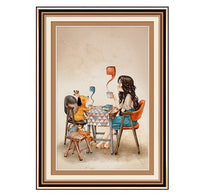 HKM-530835 Small Cartoon Cross Stitch Kit for Bedroom and Living Room Decor