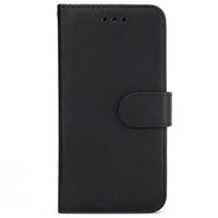 HKM-531091 Two-in-One Sheep Pattern Flip Phone Case for Apple Devices - PU Material, Simple Solid Color Design