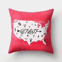 HKM-531219 Soft Polyester Sofa Pillowcase - Durable and Stylish Cushion Cover