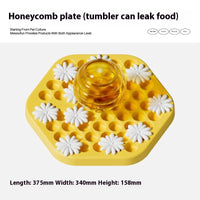 HKM-531283 Interactive Honeycomb Pet Food Feeder and Storage Toy for Dogs