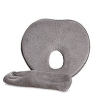HKM-531667 Baby Heart-shaped Pillow with Memory Foam and Cotton Cover - Various Colors and Styles Available