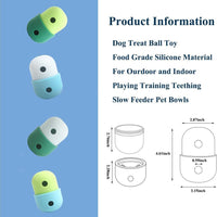 HKM-531667 Interactive Dog Treat Puzzle Toy for Small to Medium Pets - Slow Feeder & Enrichment Fun