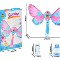 HKM-531795 Butterfly Bubble Wand Toy – Full-Automatic Light-Up With Music for Kids Ages 2-13