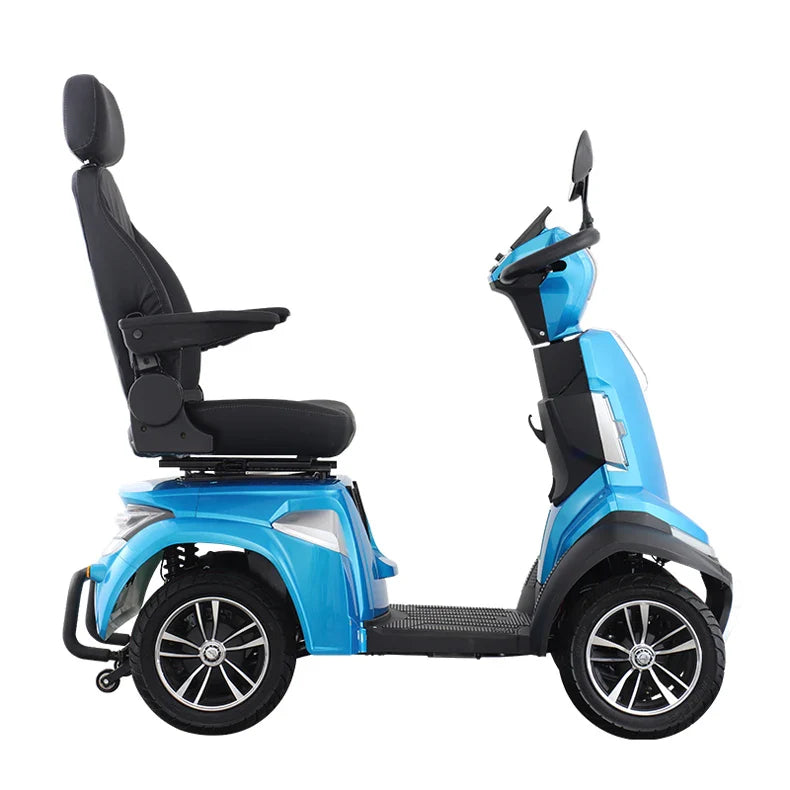 KTX-531859 2024 Four-Wheel Electric Mobility Scooter with Bluetooth, 40-60km Range, 20km/h Max Speed
