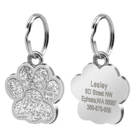 HKM-531987 Personalized Pet ID Tag - Custom Dog Tag with Contact Information and Stylish Design