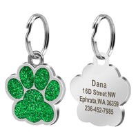HKM-531987 Personalized Pet ID Tag - Custom Dog Tag with Contact Information and Stylish Design