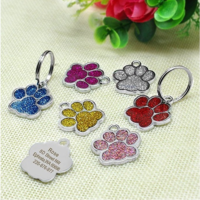 HKM-531987 Personalized Pet ID Tag - Custom Dog Tag with Contact Information and Stylish Design
