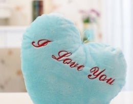 HKM-532115 Love Glowing Music Pillow Plush Toy - 32cm Cotton Stuffed Toy