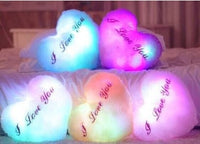 HKM-532115 Love Glowing Music Pillow Plush Toy - 32cm Cotton Stuffed Toy
