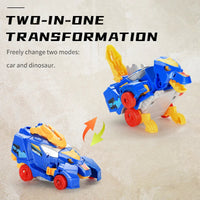 HKM-532243 Transforming Dinosaur Chariot Toy Set for Children Ages 3 and Up - Morphing Model 12x8.5x9cm