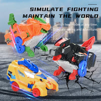 HKM-532243 Transforming Dinosaur Chariot Toy Set for Children Ages 3 and Up - Morphing Model 12x8.5x9cm