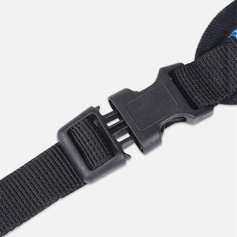 HKM-532499 Reflective Breathable Mesh Dog Chest Strap – Adjustable Polyester Harness in Black, Blue, Pink, Red
