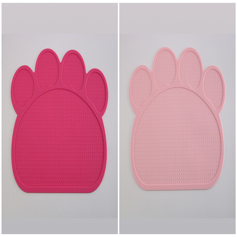 HKM-532499 Silicone Pet Feeding Placemat - Food Grade, Soft, Easy to Clean, Multiple Colors Available