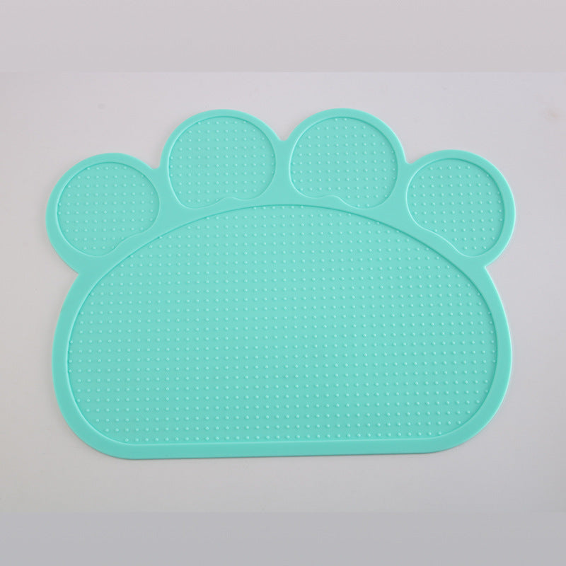 HKM-532499 Silicone Pet Feeding Placemat - Food Grade, Soft, Easy to Clean, Multiple Colors Available
