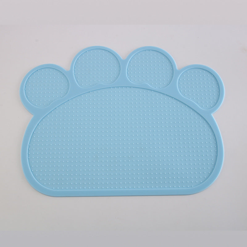 HKM-532499 Silicone Pet Feeding Placemat - Food Grade, Soft, Easy to Clean, Multiple Colors Available