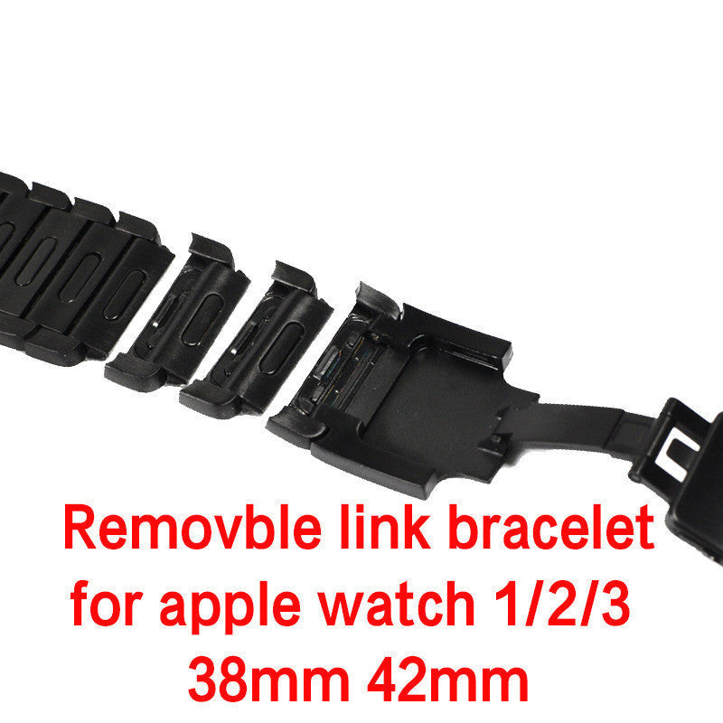 HKM-532499 Stainless Steel Chain Strap Compatible with Apple Watch Series 1/2/3/4 (38mm & 42mm)