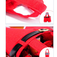 HKM-532755 Red Velvet Christmas Candy Bag for Weddings and Holiday Gifts - Size 21x14.5cm