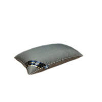 HKM-532819 Rectangular Brushed Polyester Fiber Pillow with Feather Silk Filling – Available in White, Camel, Orange, Cyan, Gray, Blue, Sizes 48x74cm