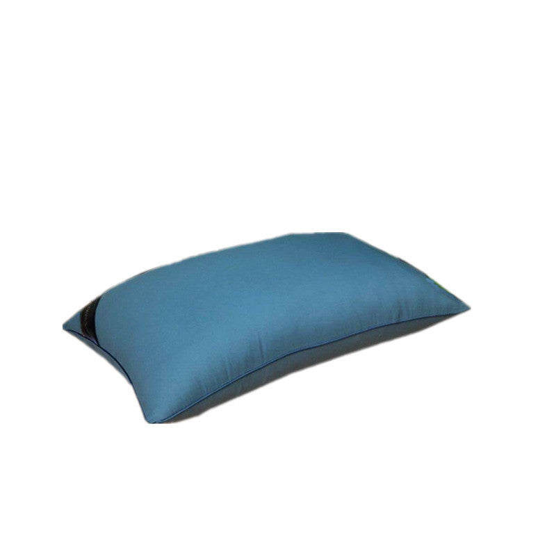 KTX-532819 Rectangular Brushed Polyester Fiber Pillow with Feather Silk Filling – Available in White, Camel, Orange, Cyan, Gray, Blue, Sizes 48x74cm