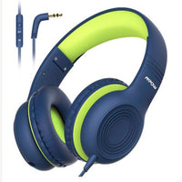 HKM-532883 Lightweight Folding Headset for Kids with Microphone and 3.5mm Plug