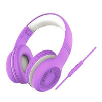 HKM-532883 Lightweight Folding Headset for Kids with Microphone and 3.5mm Plug
