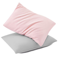 HKM-533139 Soft Breathable Gauze Travel Pillow Set with 2 Pillowcases - 33 x 45 cm