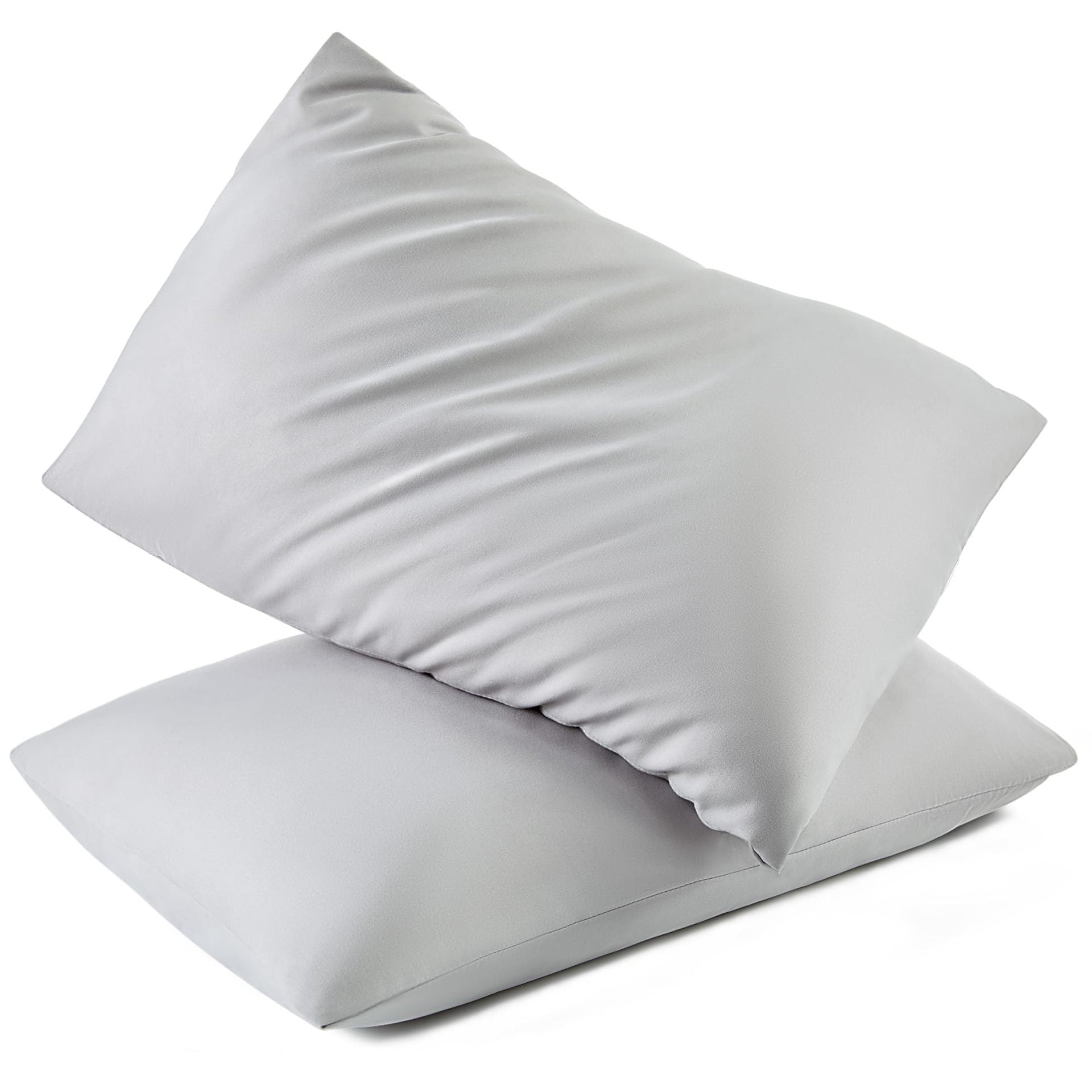 HKM-533139 Soft Breathable Gauze Travel Pillow Set with 2 Pillowcases - 33 x 45 cm