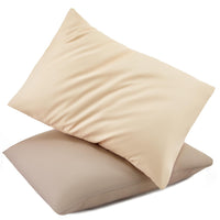 HKM-533139 Soft Breathable Gauze Travel Pillow Set with 2 Pillowcases - 33 x 45 cm