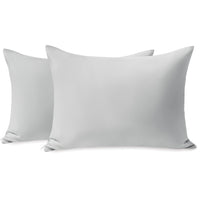 HKM-533139 Soft Breathable Gauze Travel Pillow Set with 2 Pillowcases - 33 x 45 cm