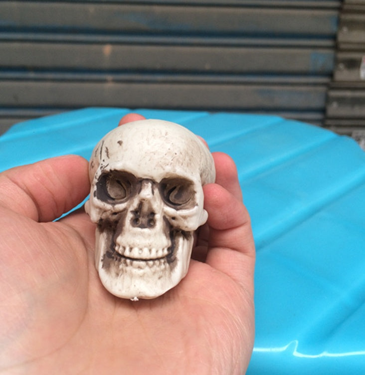 HKM-533267 Mini Plastic Skull Decoration Prop for Haunted House and Secret Room, 5cm Size