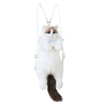 HKM-533331 Muppet Cat Plush Doll - Ragdoll Design in Multiple Colors with Gift Box Packaging