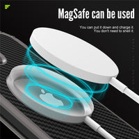 HKM-533395 High-Quality Carbon Fiber and Aluminum Alloy Back Cover for iPhone 13 Series and More