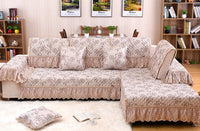 HKM-533523 Linen Non-Slip Sofa Cushions for Modular Sofas - Summer Cool Design with Floral Patterns