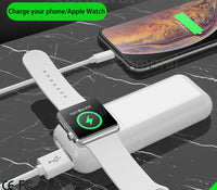 HKM-533523 Wireless Charging Power Bank 5500mAh with Dual USB Output and Magnetic Induction Charging