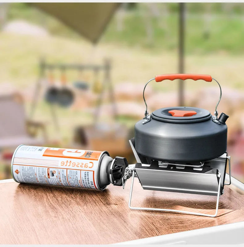 KTX-533651 Foldable Windproof Camping Gas Stove for Outdoor Picnic and Travel, Model BGL036