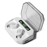 HKM-534035 Digital Display Touch Headset with Bluetooth 5.0, Stereo Sound, NFC, and Call Functions