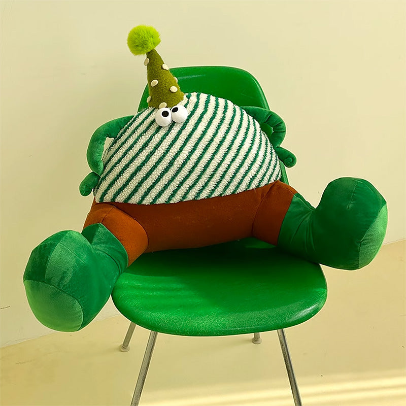 HKM-534099 Cartoon Reading Pillow for Dormitory Sofa - Available in Purple, Green, Blue, Pink