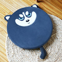 HKM-534355 Japanese Cat Cartoon Plush Cushion for Students, 40x40cm Memory Foam Chair Pillow