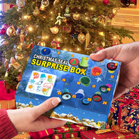HKM-534419 Christmas Countdown 24-Day Blind Box with Stamp Paper