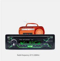HKM-534483 Bluetooth Vehicle MP3 Player with FM Radio, USB/TF Card Support, Hands-Free Calling, and Remote Control
