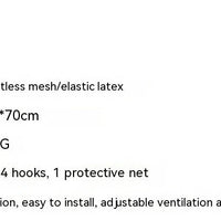 HKM-534483 Pet Car Isolation Net for Dog Safety in Trunk - 120cm x 70cm Mesh Barrier
