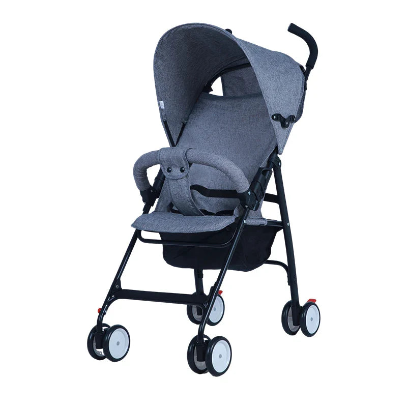 KTX-534483 Portable 2-in-1 Lightweight Baby Stroller with Cotton Fabric and Easy-Folding Design