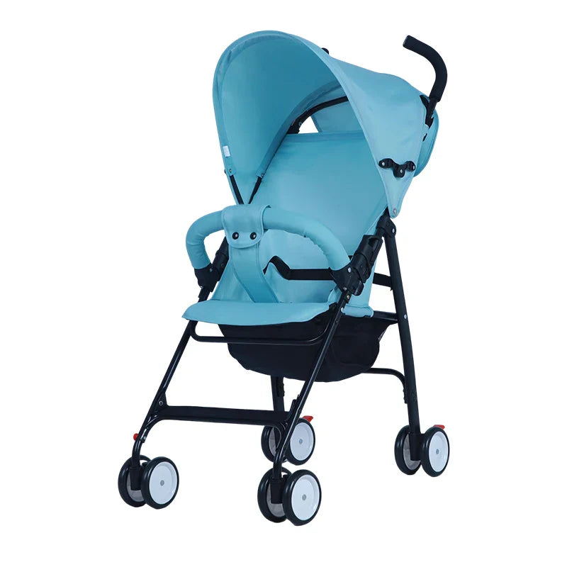 KTX-534483 Portable 2-in-1 Lightweight Baby Stroller with Cotton Fabric and Easy-Folding Design